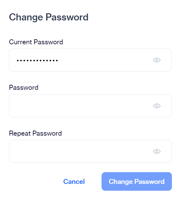 Change Password 