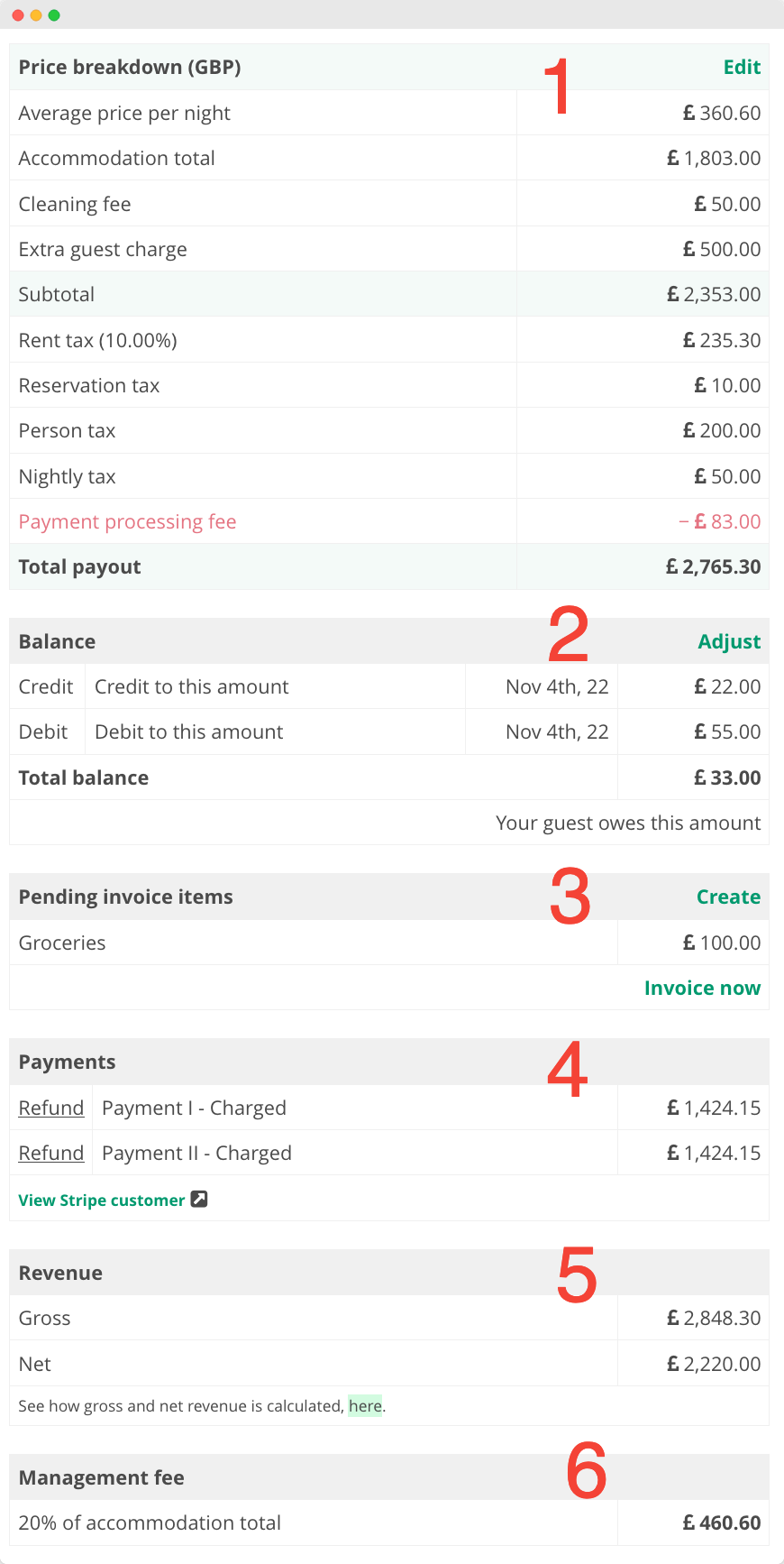 Price tables on Uplisting