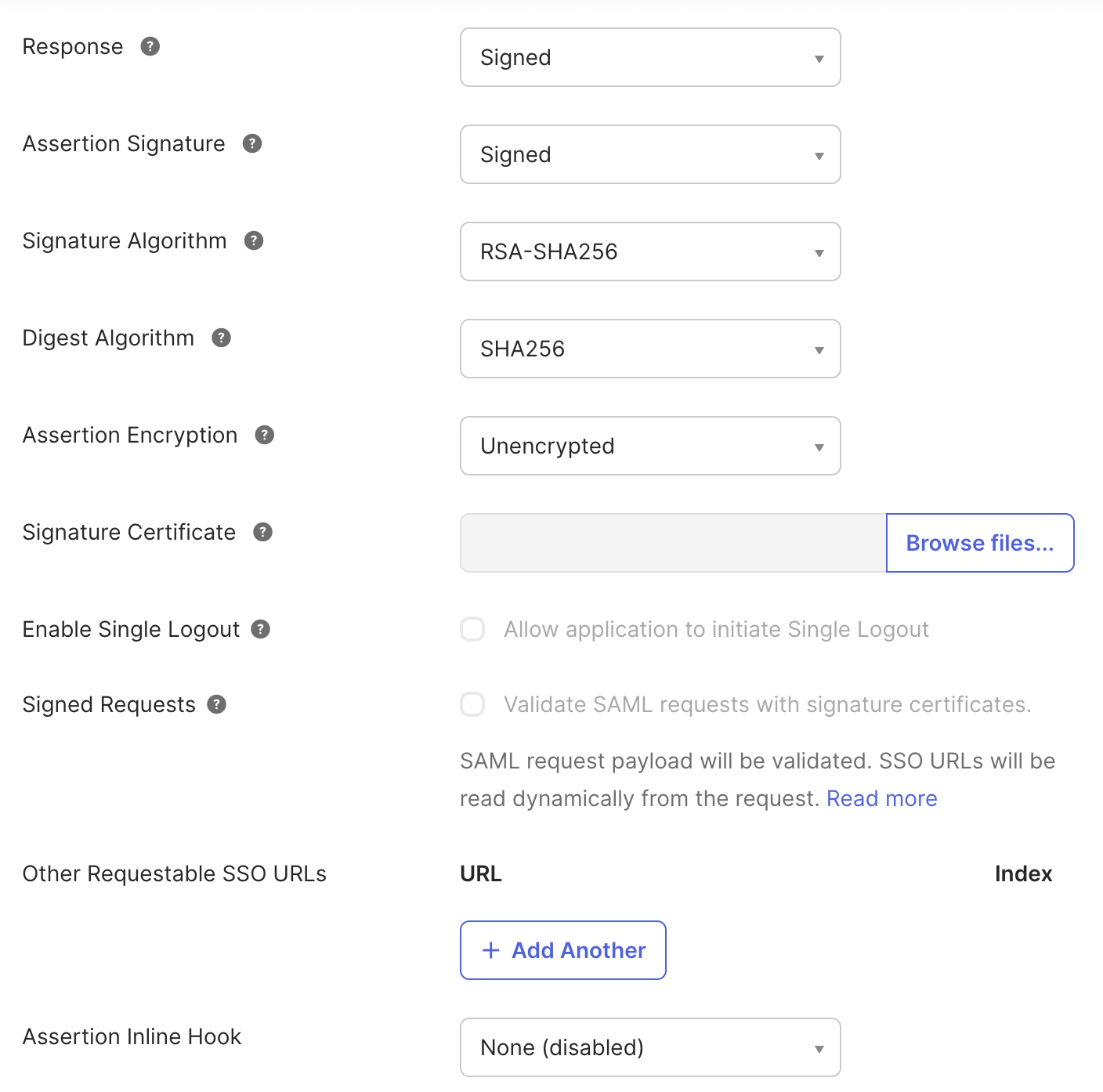 Advanced Settings (Use default settings)