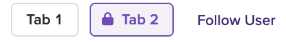 In this example, we are "locked" to Tab 2