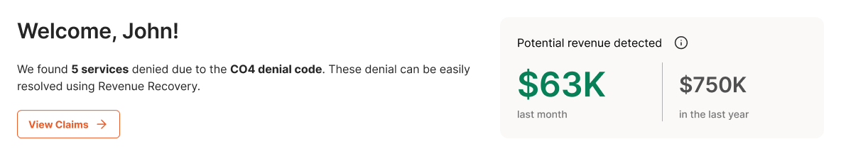 Welcome Message Widget