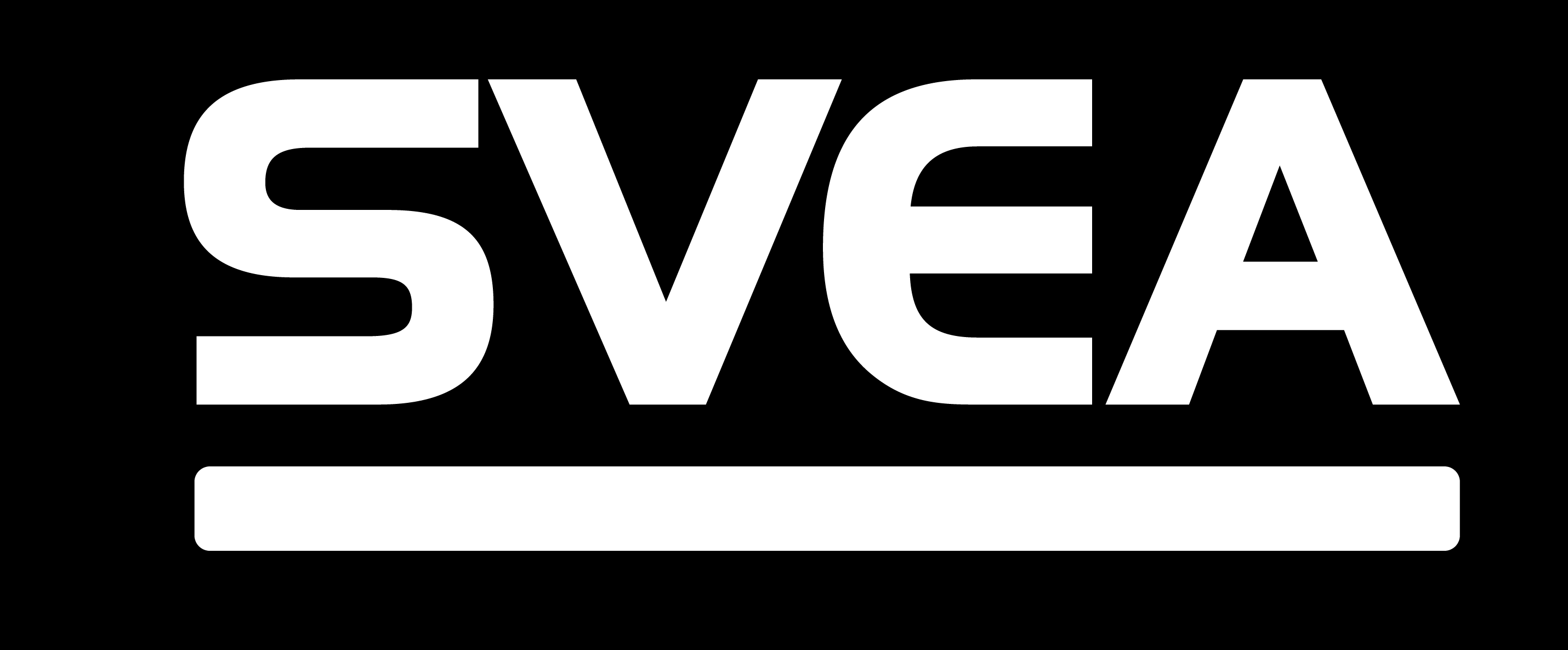 all white Svea logo