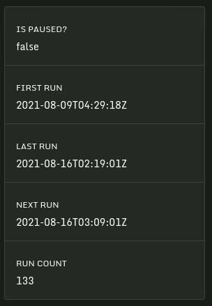scheduler.status.view.png Scheduler detail view.