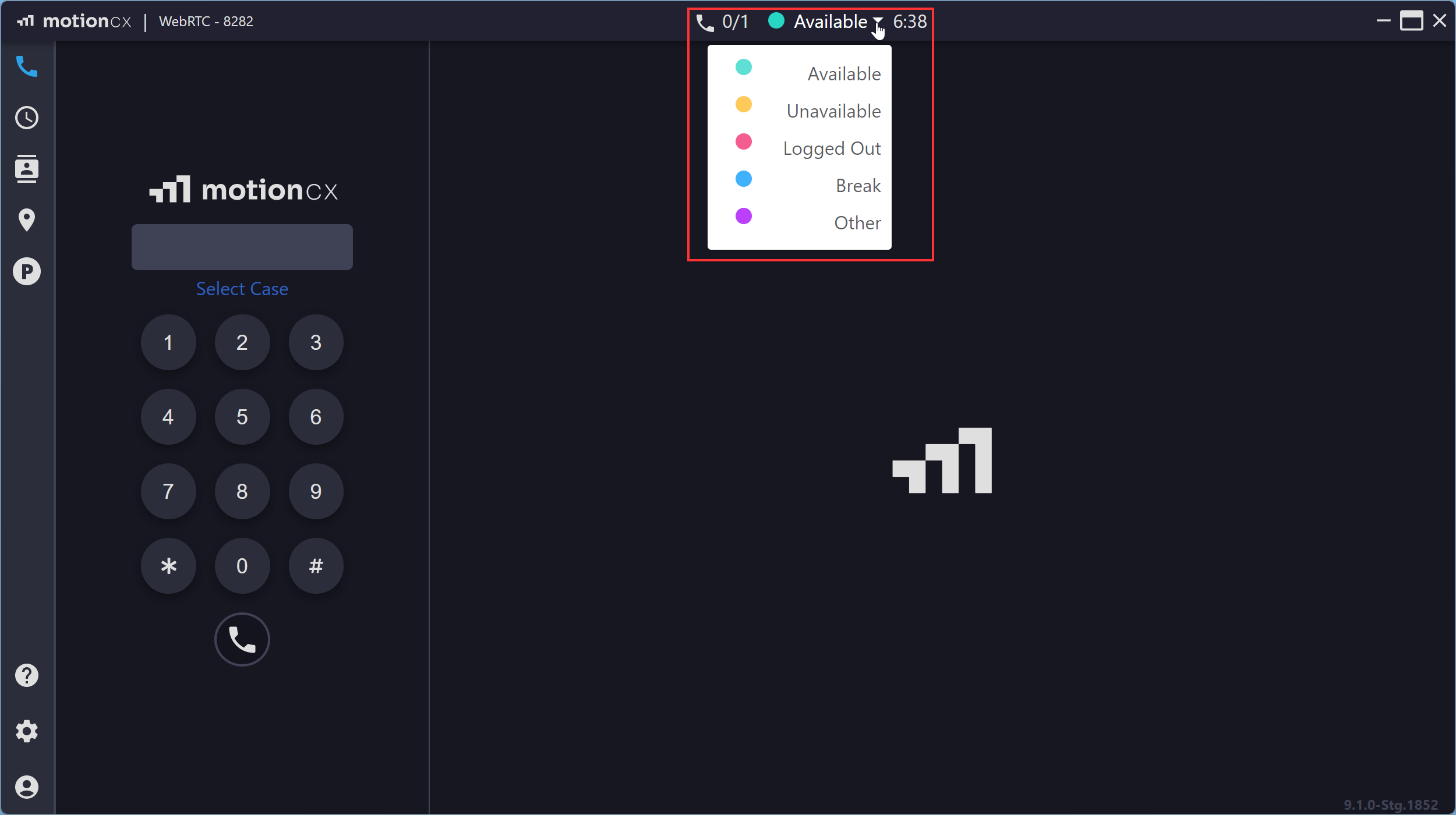 Workstate Selector