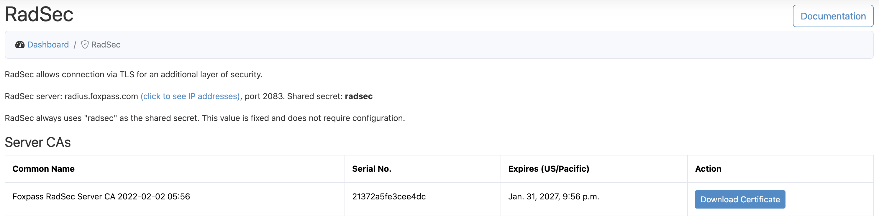 Download Server CA