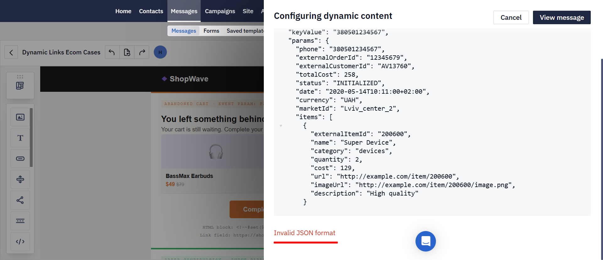 JSON Validation