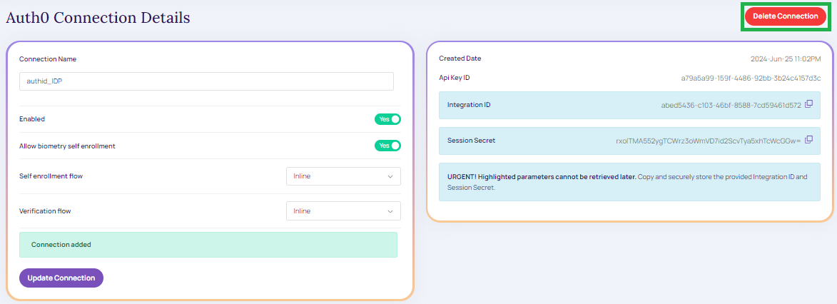 Delete Auth0 Connections.