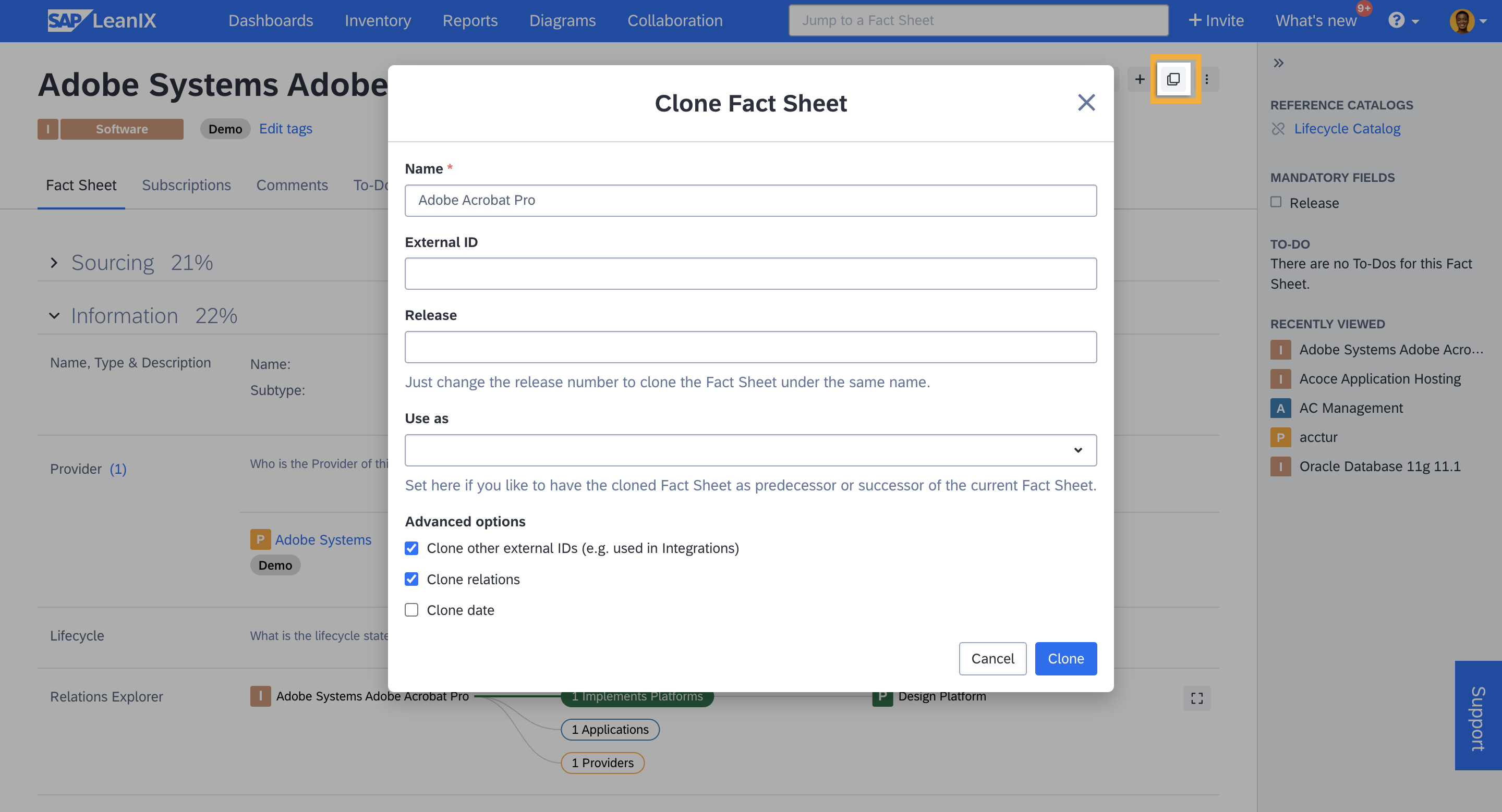 Cloning a Fact Sheet