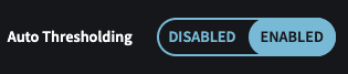 Enable Auto Thresholding in Detection Model Configuration