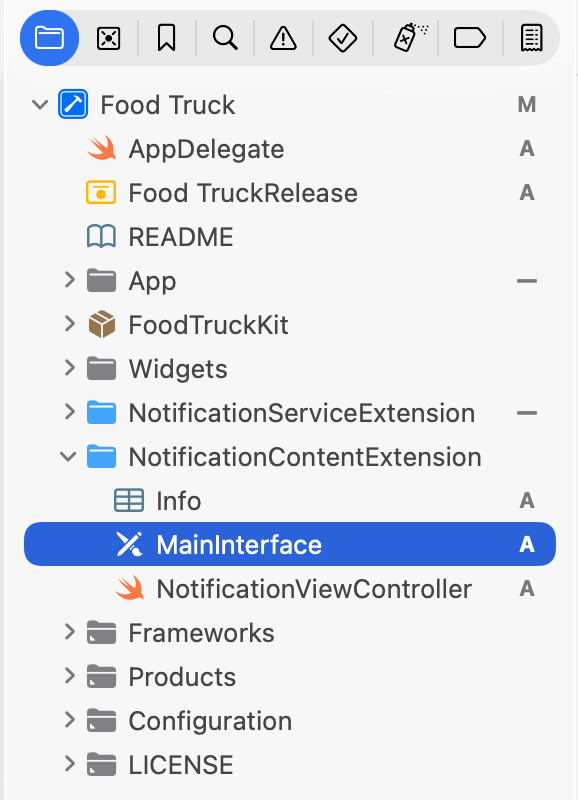 Sample MainInterface.storyboard