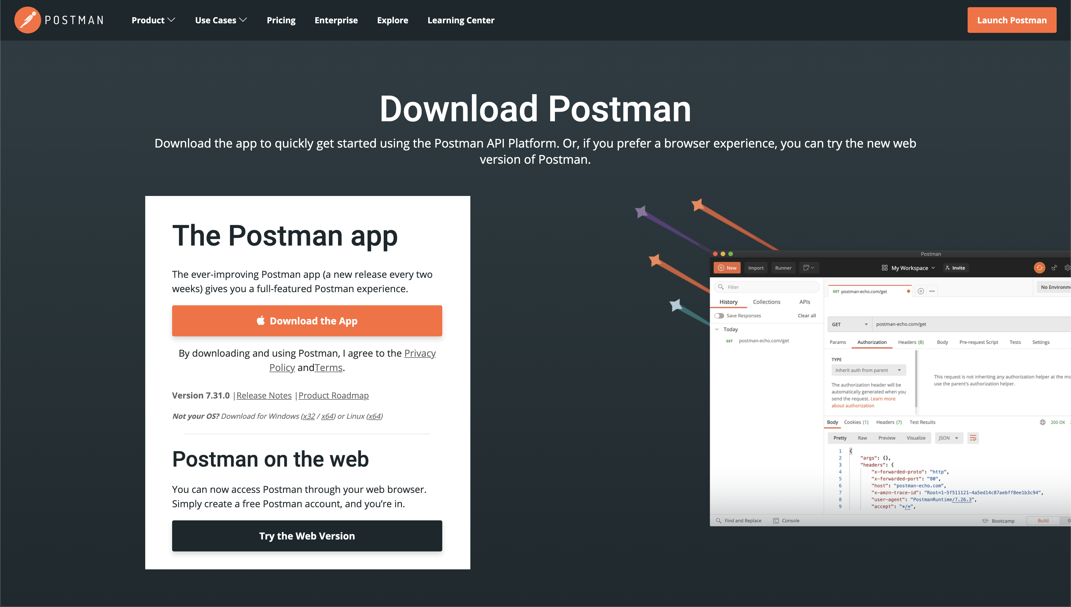 postbox for mac api