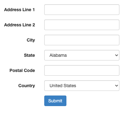 Screen Shot 2021-03-23 at 3.59.41 PM.png A simple address collection form