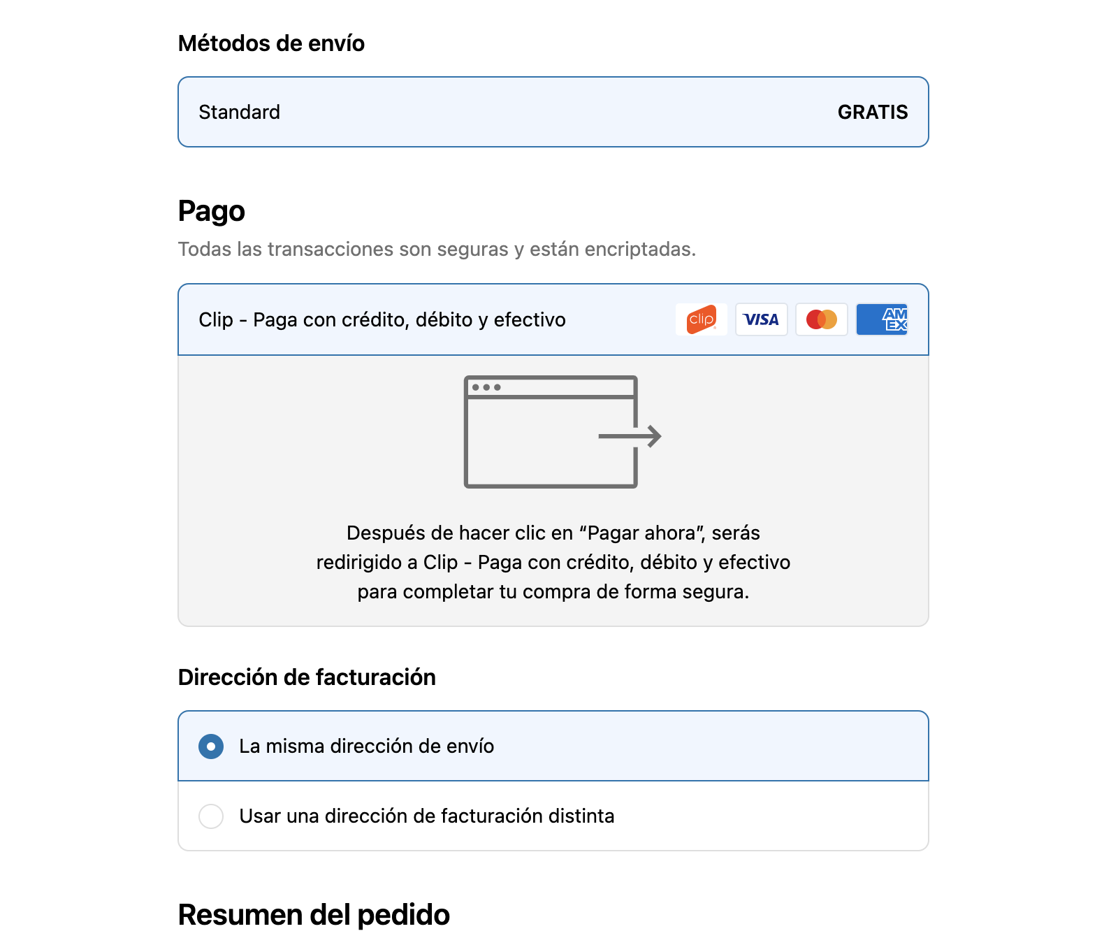 Clip en Shopify