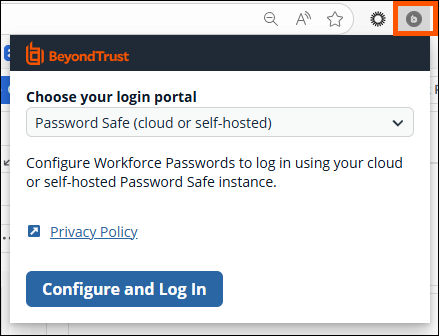 Workforce Passwords browser icon