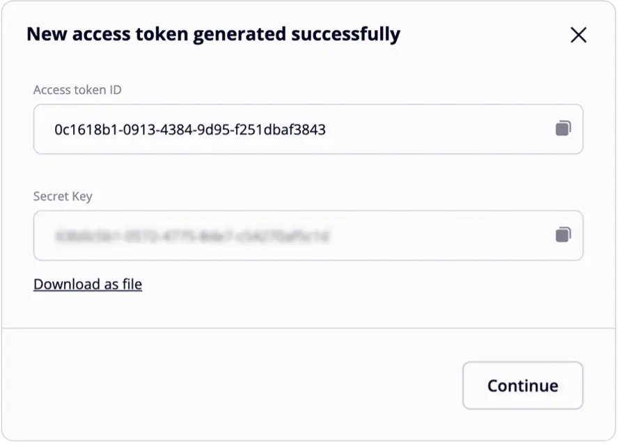 Generate New Access Token - FastPix