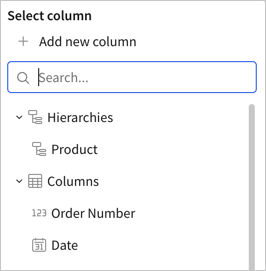 Add a hierarchy to the pivot rows from the column list.