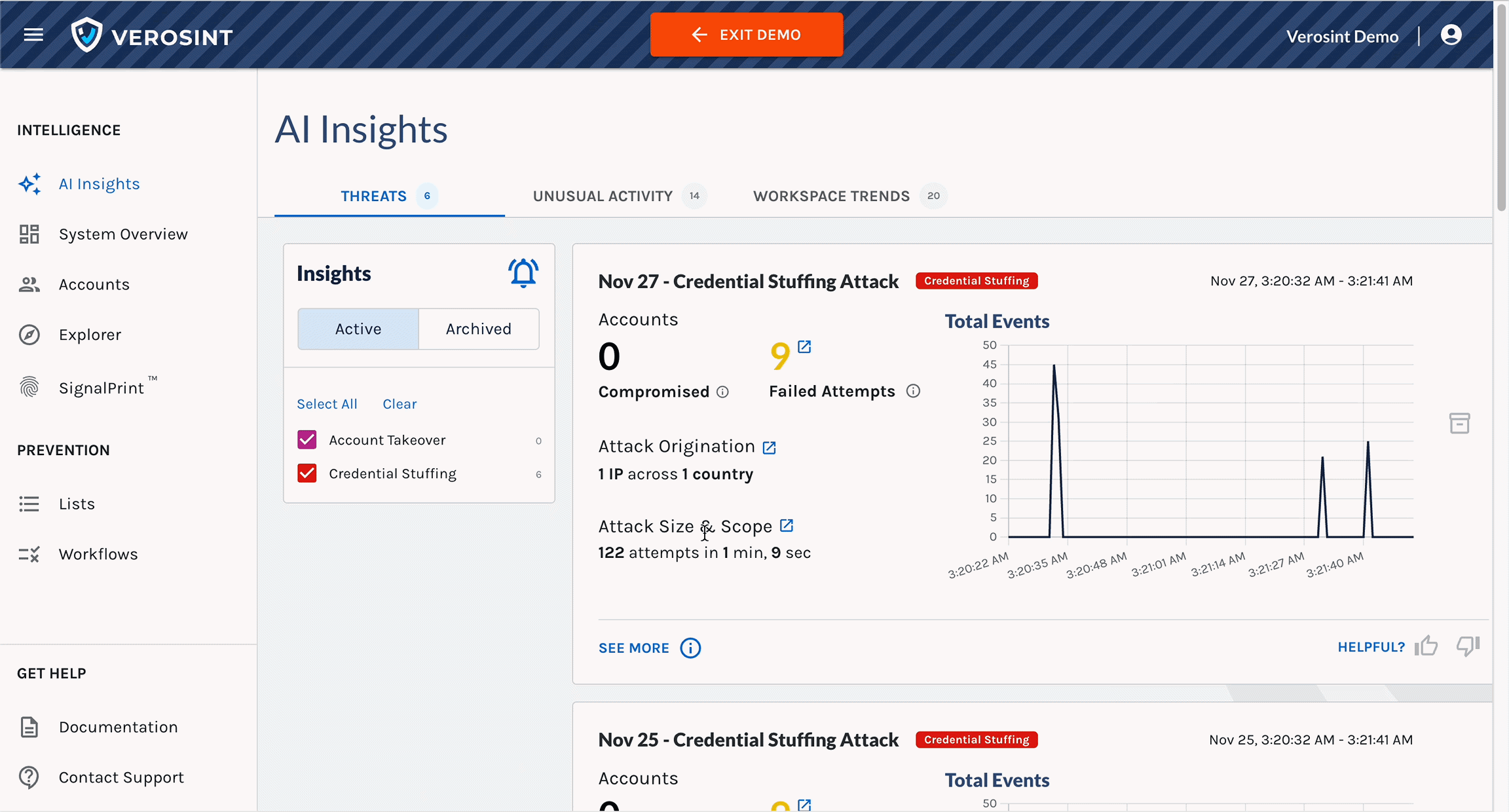 New **Threat Details Panel** on AI Insights