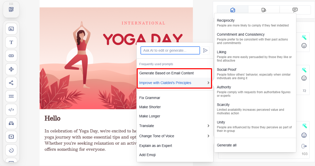 Additional AI options