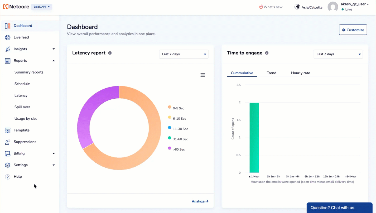 View and manage your suppression list.
