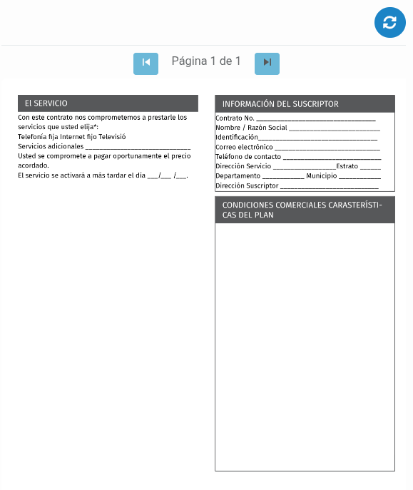 Previsualización y actualización del documento