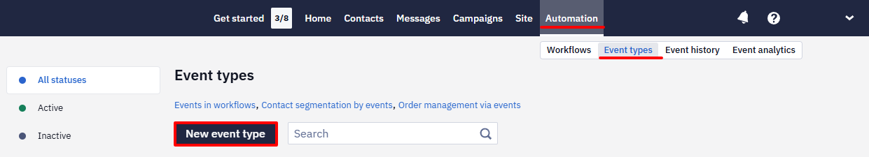 New event type
