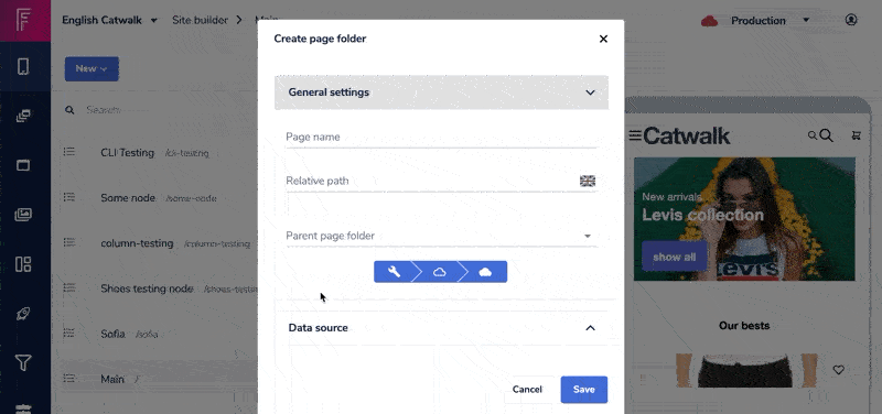 Adding data source to page folder.gif