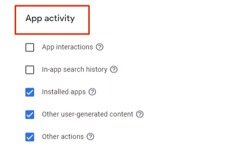 app activity