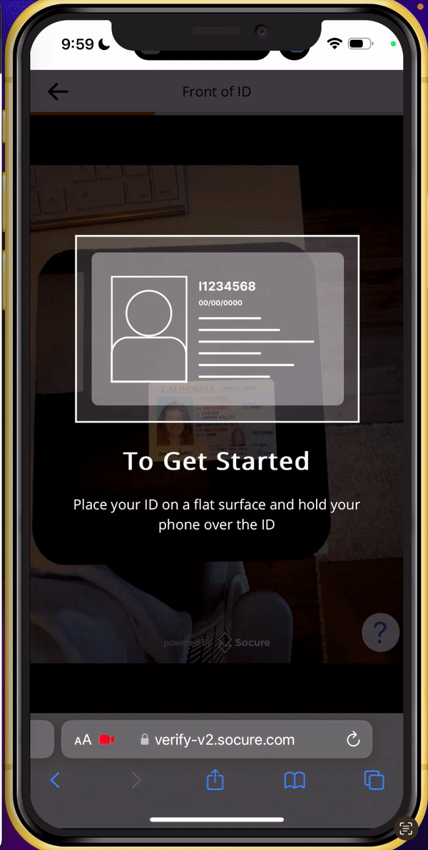 Capture App — Document Front