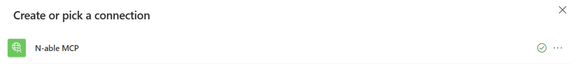 Click connect in connection manager