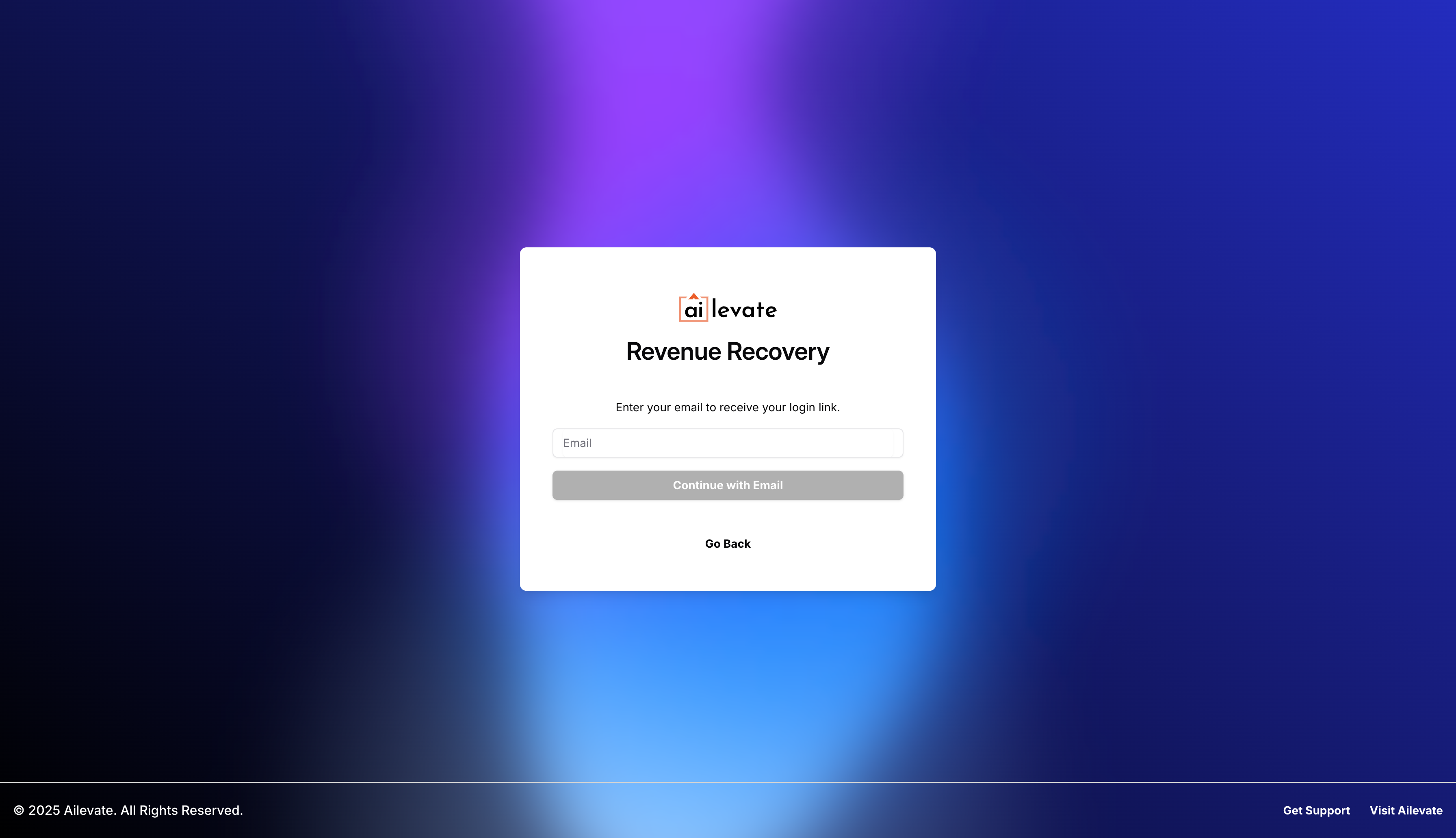 Revenue Recovery Email Authentication