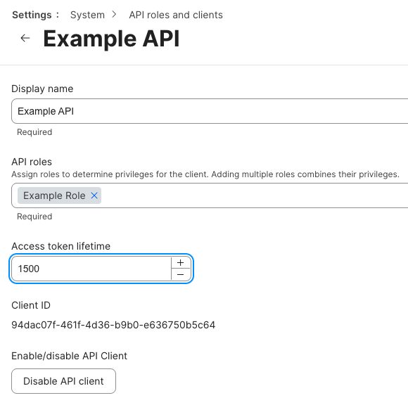 Configure Jamf Pro example API