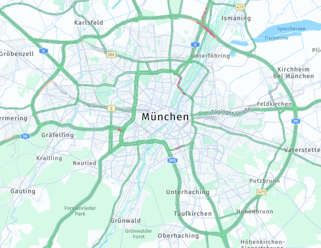 Example of merged traffic with background and label tile