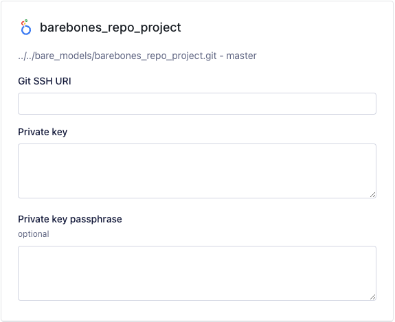 Bare repository example