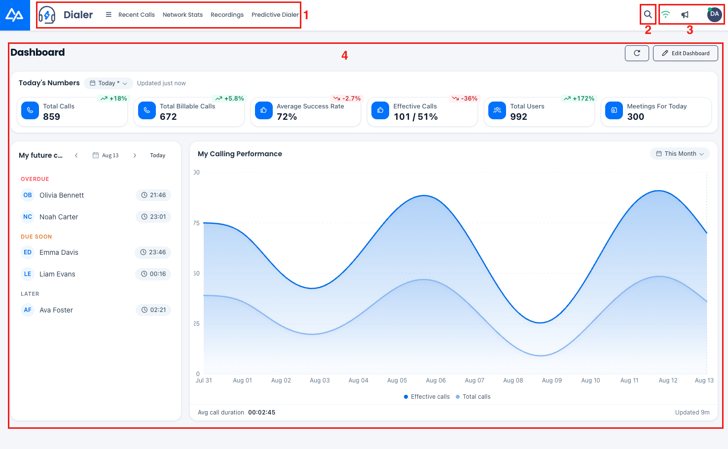 Screenshot of the agent workspace window