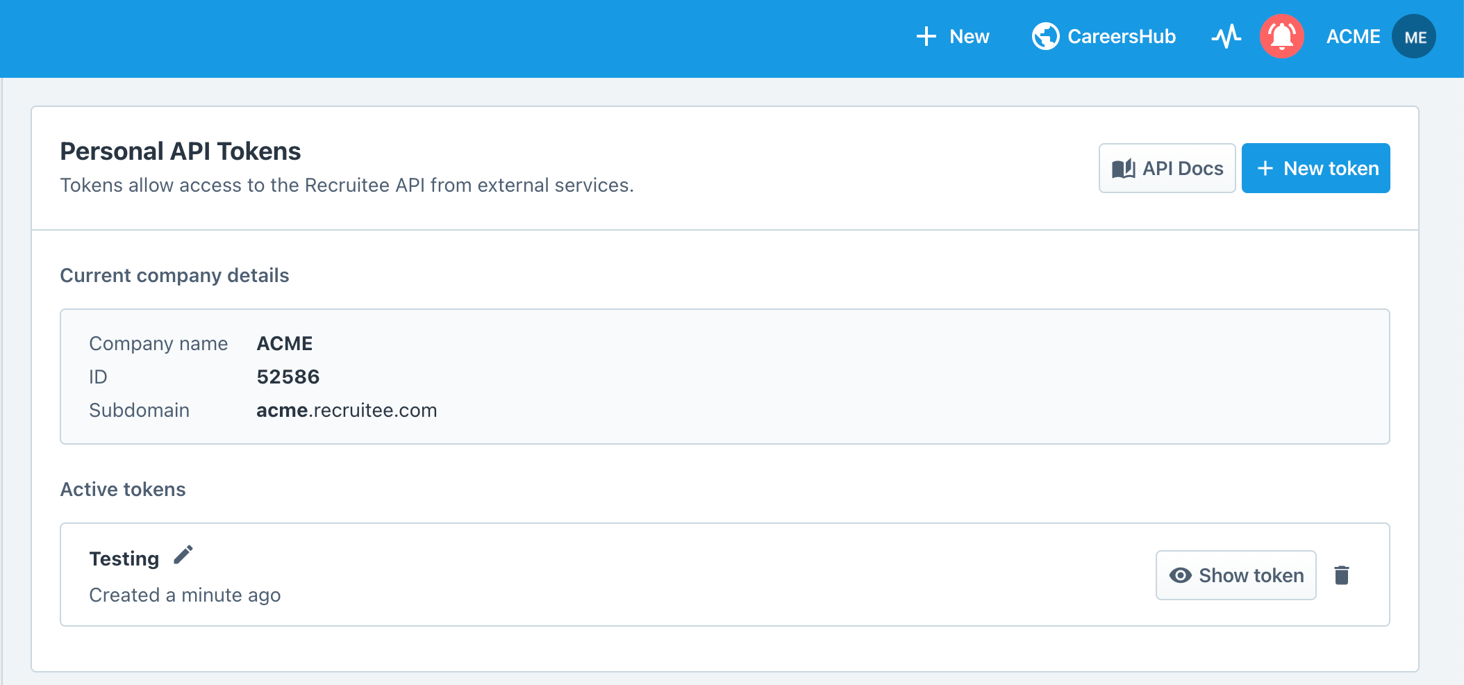 2021-10-15_15-35-01.png Token list is different per company. Note that current company details are different.
