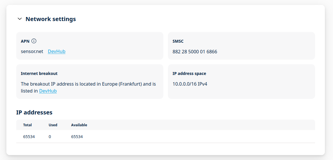 Network Settings in the Configuration tab.