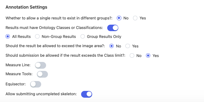 Annotation Setting in Image Dataset