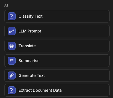 AI Automation Actions in Budibase