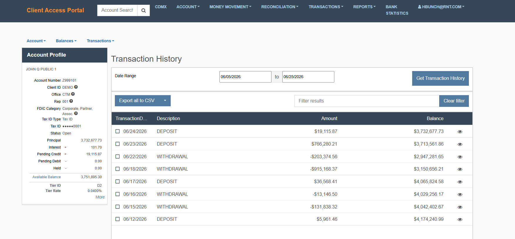 ### Transaction History (Full)