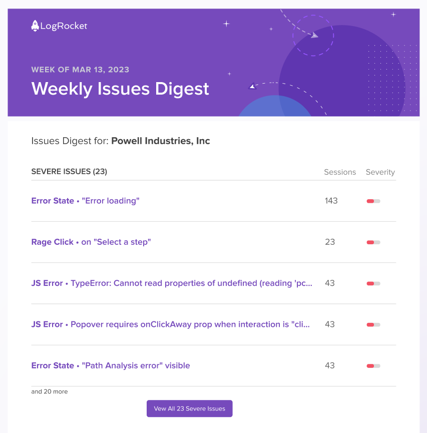 Issues Digest via **Email**