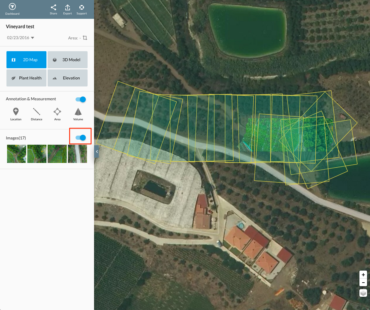 dronedeploy live map