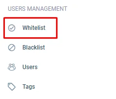 whitelist