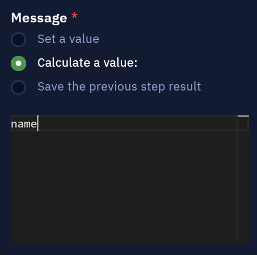 This 'Console log' block outputs the contents of the 'Name' column. Others display 'Surname' and 'Age' columns and are set similarly