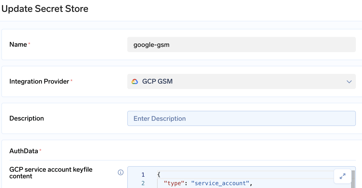 GCP GSM