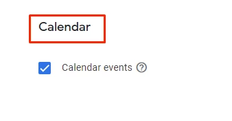 calendar