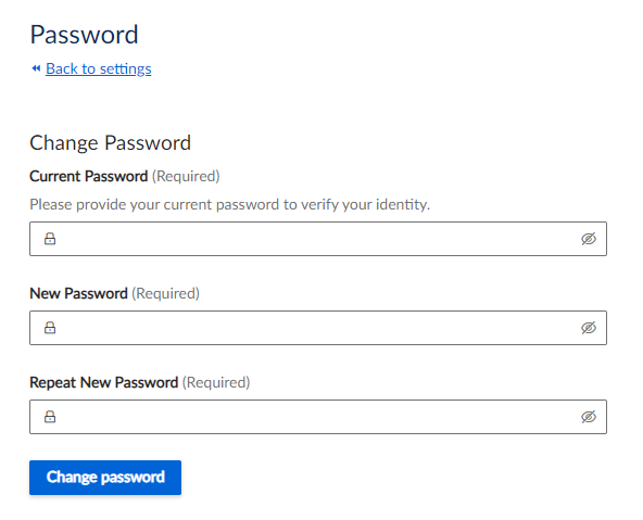 Password UI