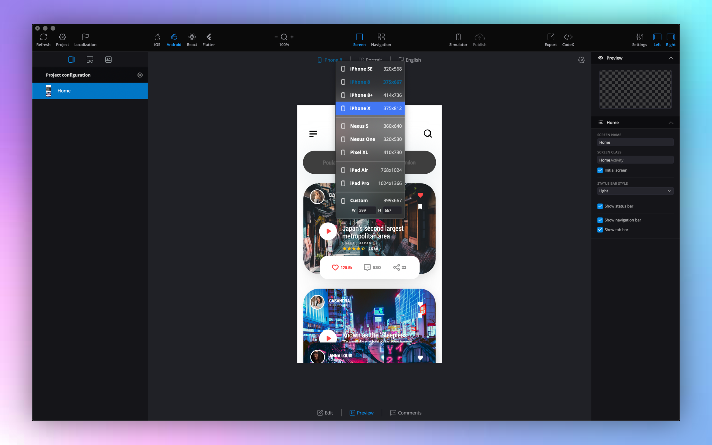 2.png Live mode works in unisync with Starlight engine
to create a real experience right within your working environment