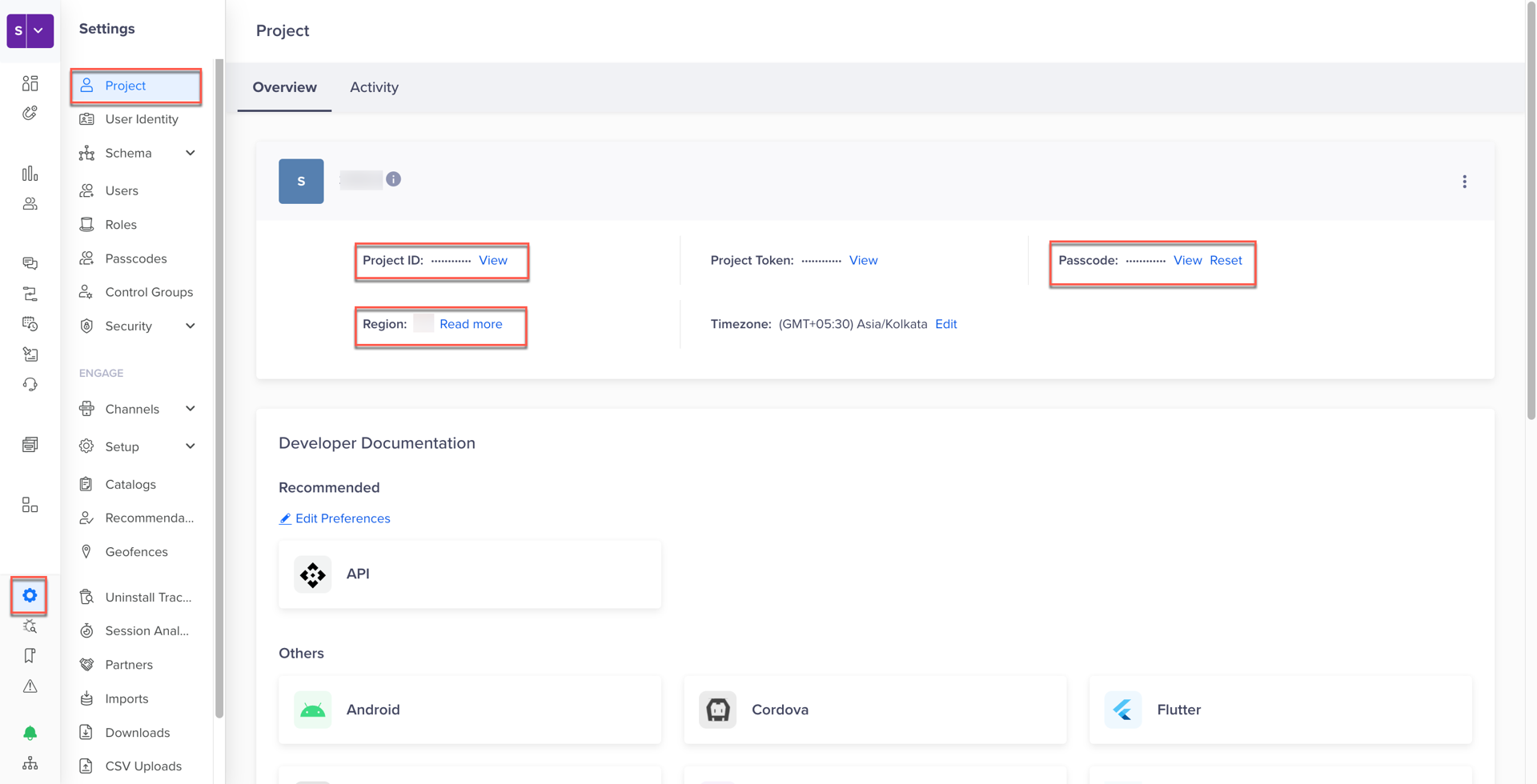 CleverTap Project Details
