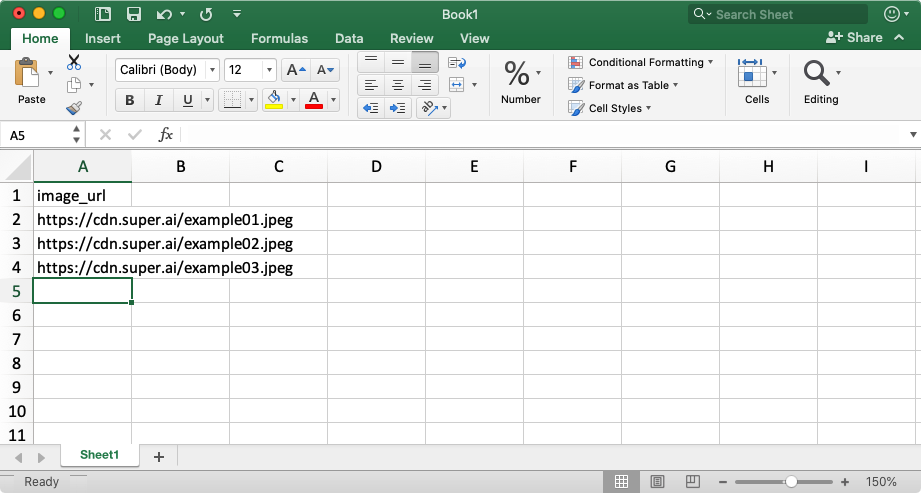 CSV File Format