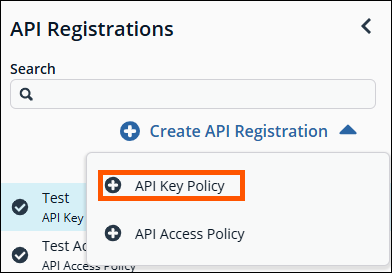 API Key Policy